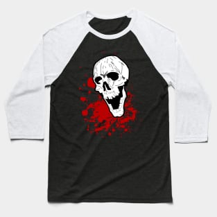 Skull Spatter Baseball T-Shirt